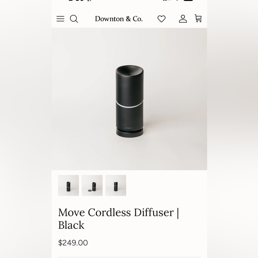 Vitruvi move diffuser